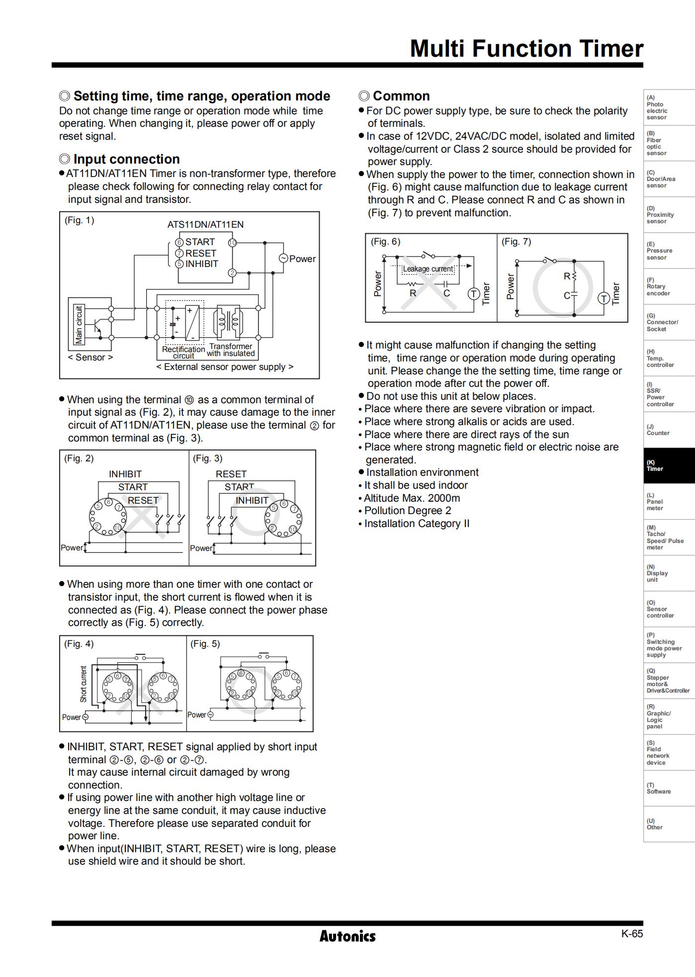 ATS8W-41 AUTONICS TIMING RELAYS, ATS8W SERIES, 100-240VAC(50-60HZ) / 24-240VDC